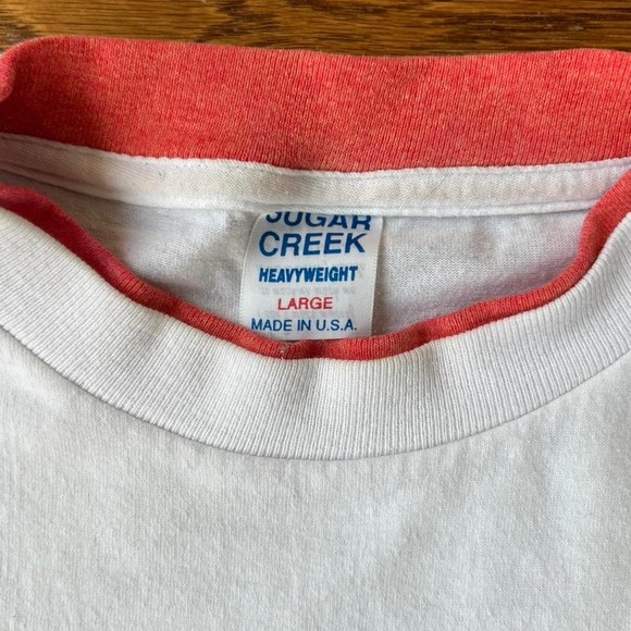 "PROUD TO BE YOUR BUD" Vintage Budweiser shirt White and Red Men's Large - Picture 8 of 8